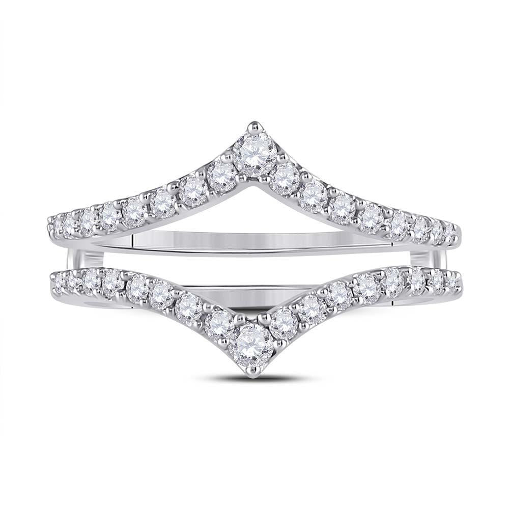 0.50 Ct Diamond Enhancer Ring Wrap Guard Enhancer Ring For 0.50 Ct Diamond Enhancer Ring Wrap Guard Enhancer Ring For