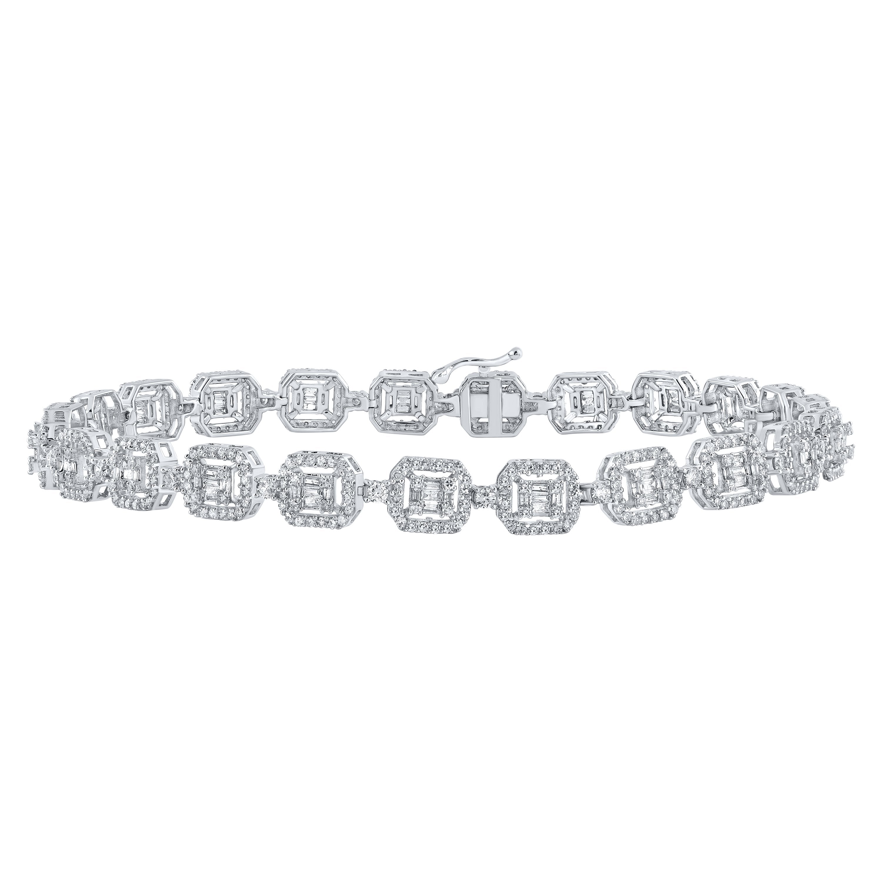 Art Deco Diamond Bracelet Platinum 15ct Diamond – Antique Jewellery Online
