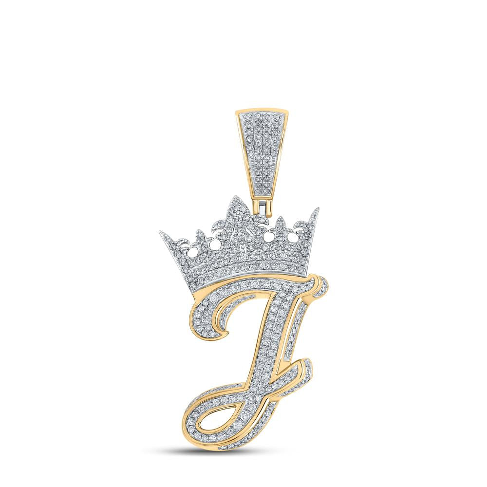 Letter j pendant with diamond Clearance