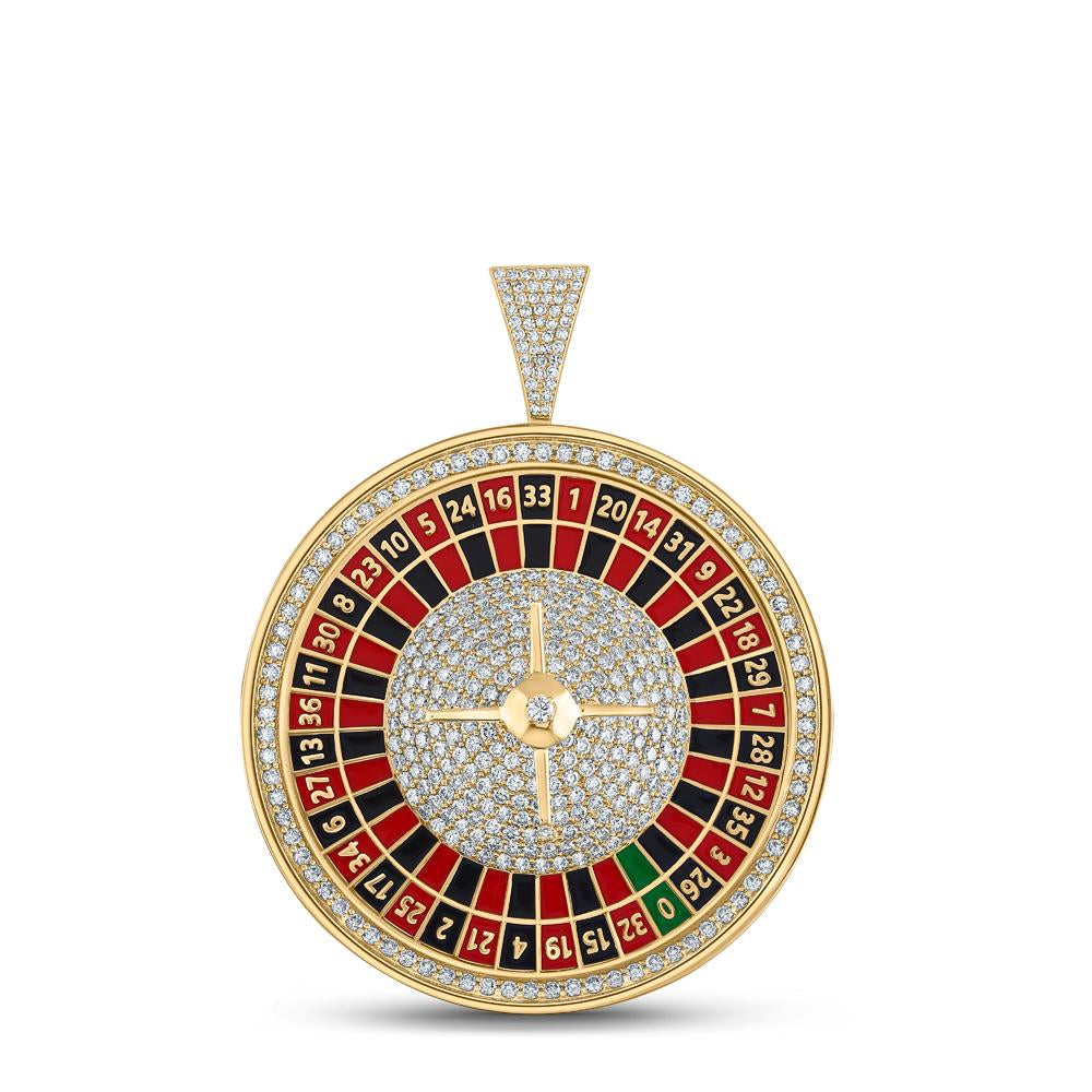 Louis Vuitton 18K Roulette Game Wheel Charm Pendant