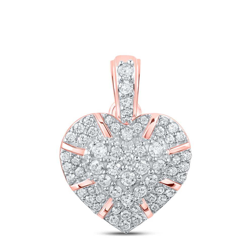 Rose gold heart necklace kohls on sale