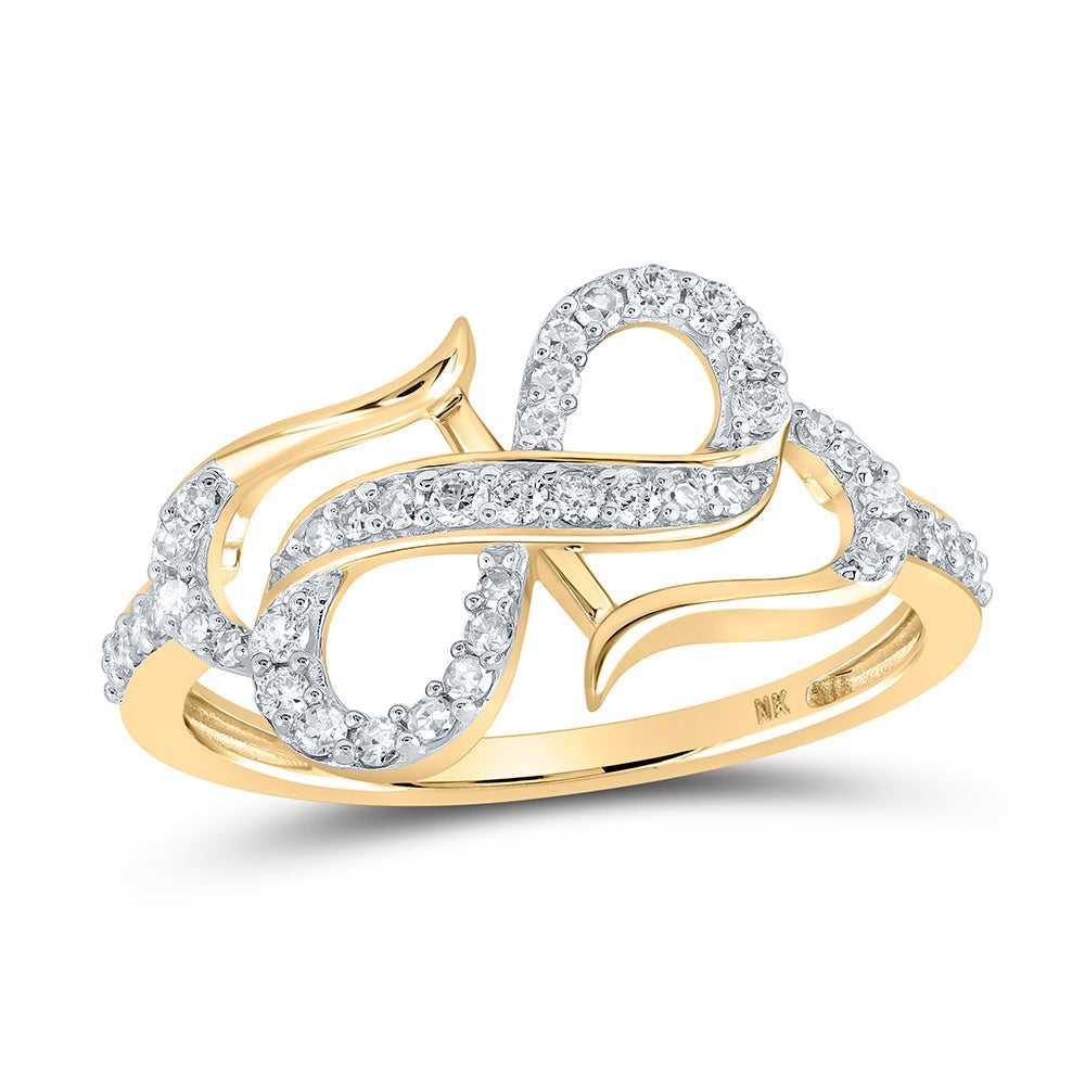 Buy wholesale Infinity Ring/18K White Gold & Cubic Zirconia