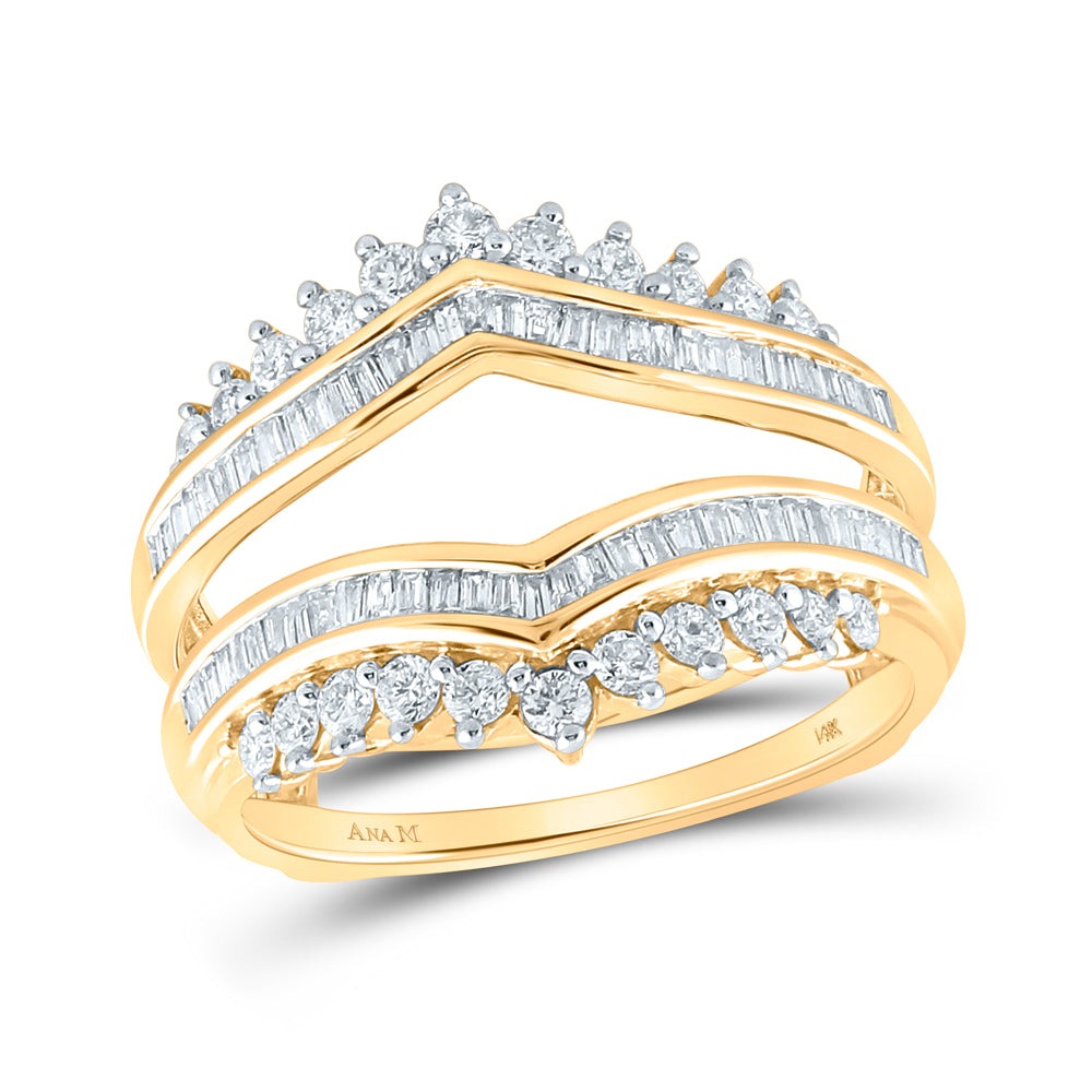 14K Yellow Gold Diamond Enhancement Ring Guard | Harris Jewelers | Rio  Rancho & Albuquerque Jewelry Store