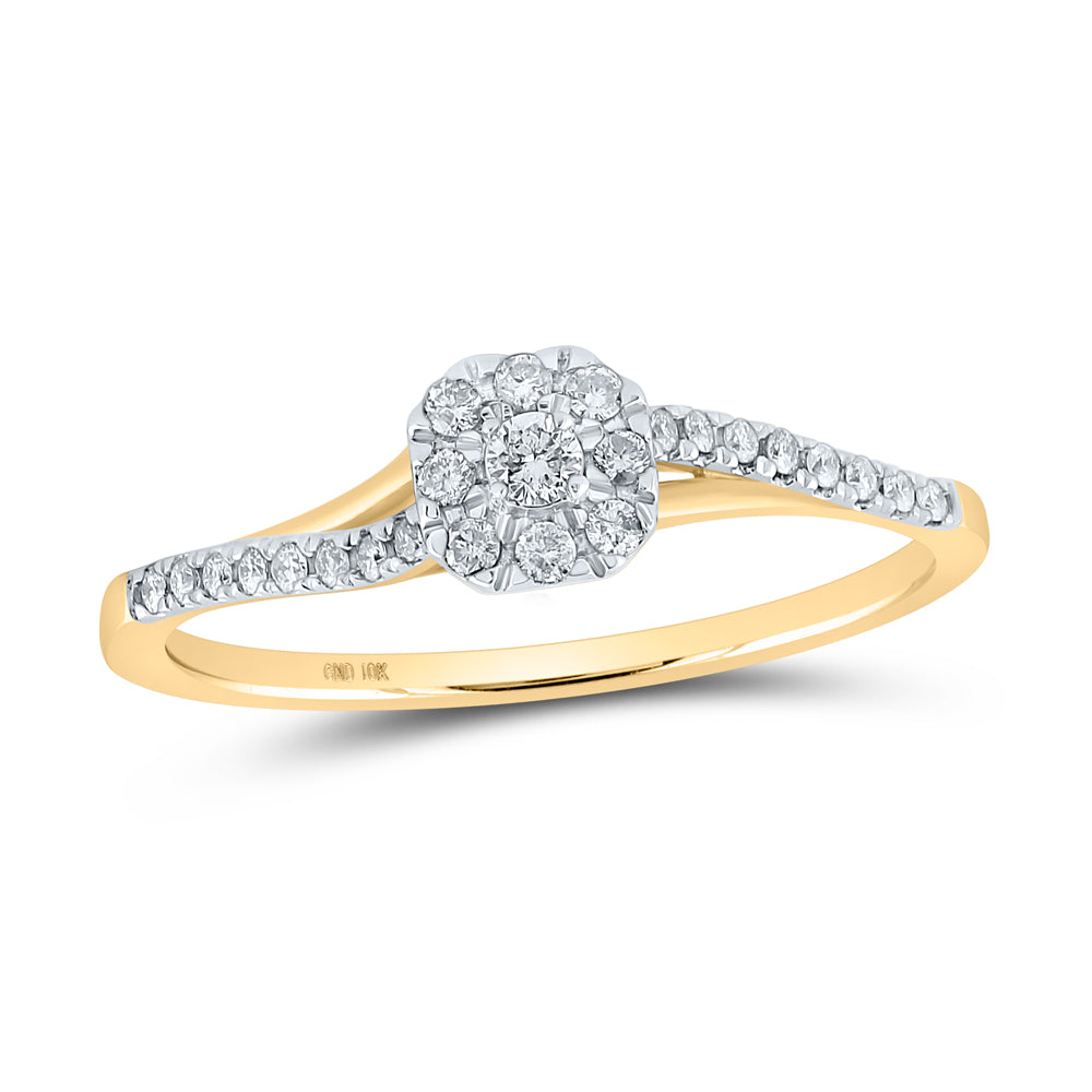 Square halo promise ring discount