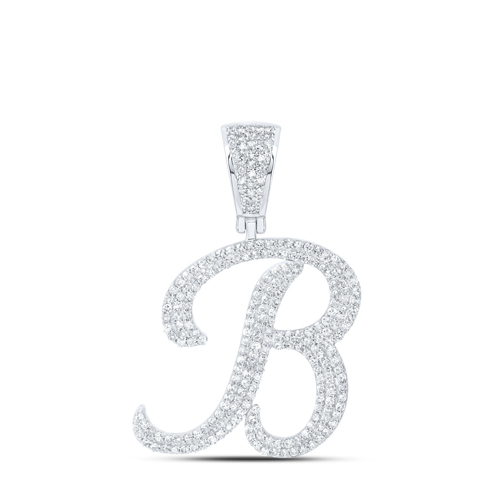 Gold diamond b pendant Clearance