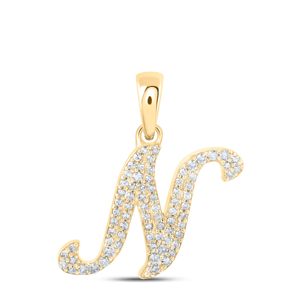 10kt Yellow Gold Diamond Flip Flop Sandal Pendant – 1/6 Ct Tw Nautical Jewelry Gift For Women