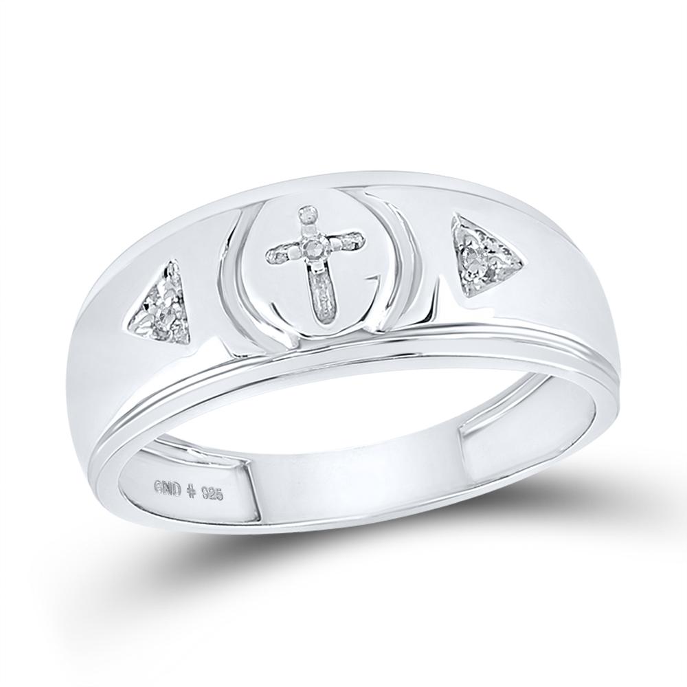 14kt White Gold Mens Machine Set Round Diamond Wedding Channel Band Ri –  Castles Jewelry & Gifts