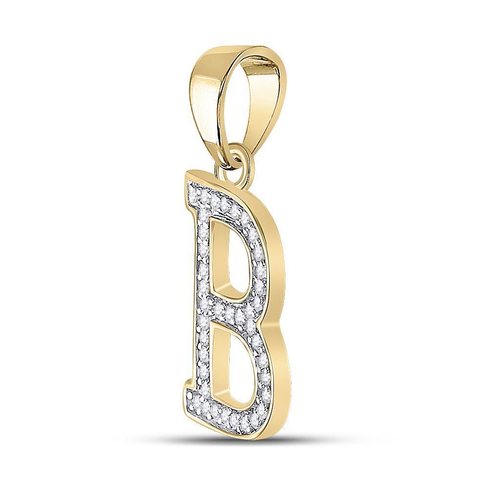 9ct White Gold Diamond Initial M Pendant | 0131748 | Beaverbrooks the  Jewellers